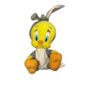 VTG 1999 Looney Tunes Tweety Bird 14” Plush Bendable Ears